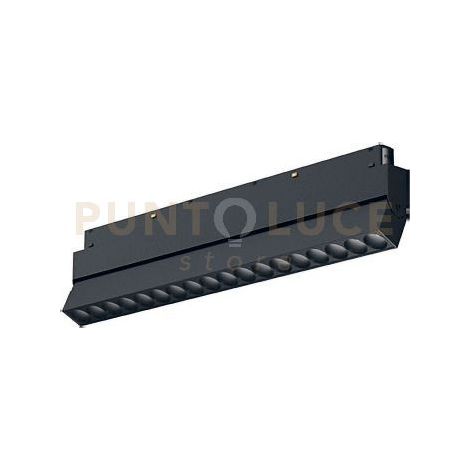 GFA1311- MODULO LED ANTIABBAGLIAMENTO REGOLABILE PER BINARIO DOPPIA ACCENSIONE AD INCASTRO MAGNETICO PER BINARIO 48V 3000K 1595LM 18W 34,8CM NERO
