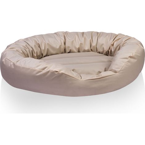 BedDog® 4en1 SUNNY colchón para perro, cama, sofá, cesta para perro, L-XXXL:XXL, NAMIB-SAND (beige) (1/5)