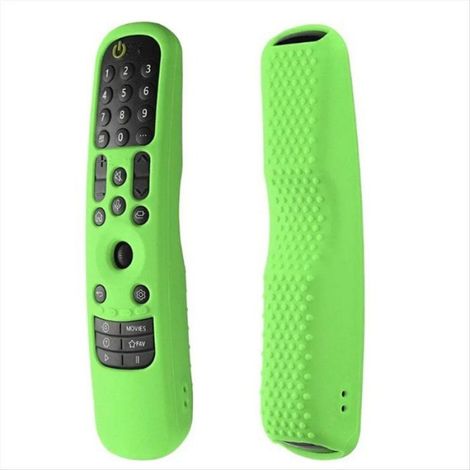 Coque Protection Silicone Pour Telecommande LG AN-MR21 AN-MR22 - Vert Fluo - 1 Piece (1/5)