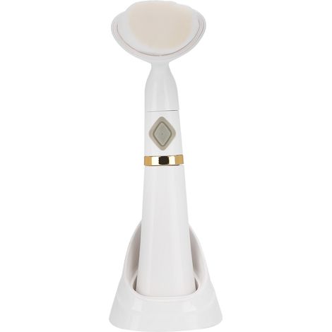 Brosse nettoyante visage électrique professionnelle appareil nettoyage pores peau blanc (1/5)