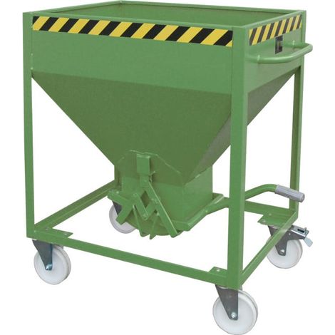 Bauer Südlohn Silobehälter SR 375, peint, vert réséda