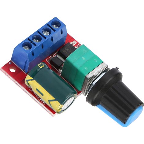 Contrôleur de vitesse pour moteur CC 5V-28V 5A PWM, régulateur de tension, variateur LED (1/5)