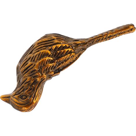 in Form goldener Vögel aus Zinklegierung 10er Set polierte