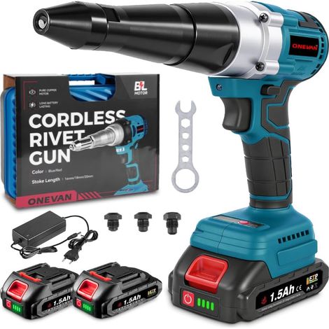 20000N Cordless Rivet Pliers 20 mm Stroke 2.4-5 mm Brushless (1/5)