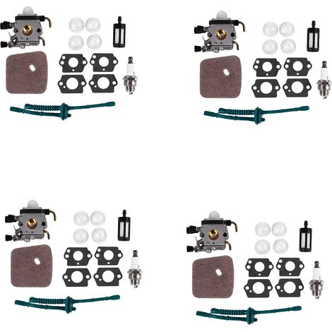 4X Carburateur pour Fs80 Carburateur - Fc55 Fc75 Fc85 Fs310 Fs38 Fs45 Fs45C Fs45L Fs46 Fs55 Fs55Rc Fs55T Fs74 Fs75 Fs76 Fs80 Fs85 Hs45 Hs75 Hs80 Hs85 Carburateur (1/5)