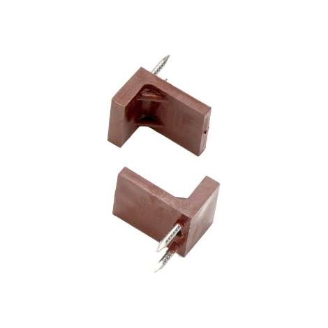 Reggipiano Plastica 2 Punte Marrone