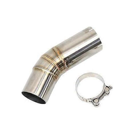 Pot d'échappement intermédiaire en acier inoxydable 60 mm pour moto Porsche 959 Panigale (1/5)