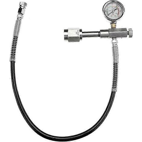 Tuyau d'air haute pression, 5000 Pa, valve de gonflage avec manomètre de précision, diamètre 24 pouces. (1/5)