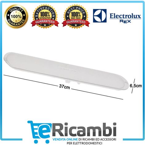 Elica Vetrino Diffusore Luce Cappa Plafoniera CM. 36,9 X 6,5 Ricambio Originale (1/2)