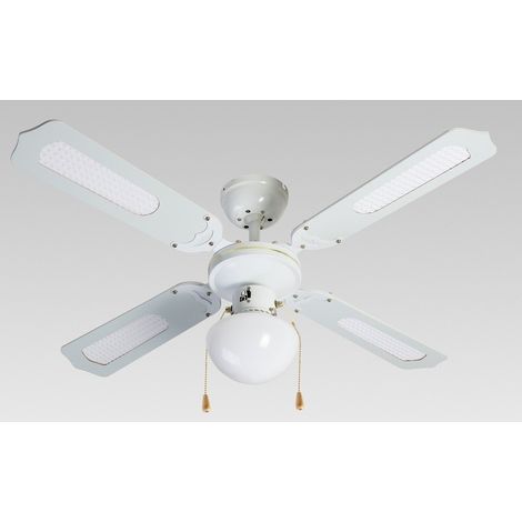 Ventilador de techo con luz 105CM 4 aspas FM VTCLASSIC105B 4A
