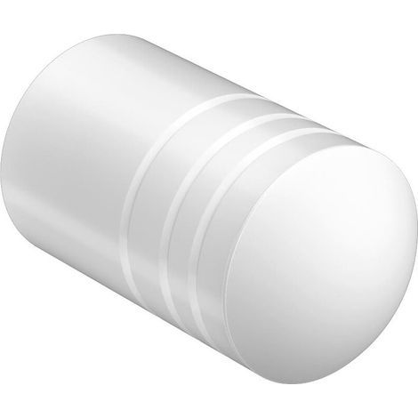 Verbund-Verschlussstopper mit Elastomerpuffer für Drehläden – weiß (1/5)