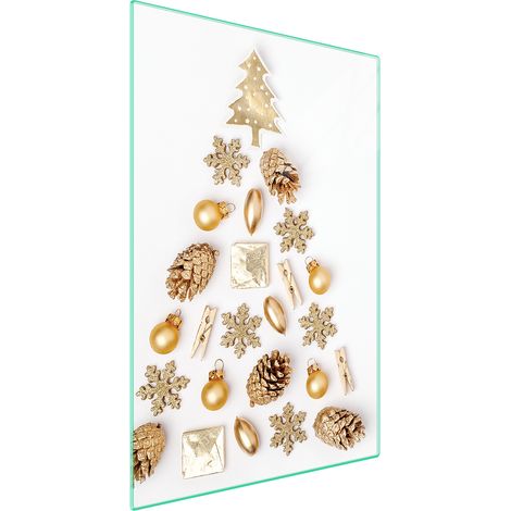 TAGLIERE IN VETRO 35x52 Natale (1/5)