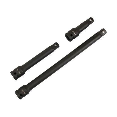 US PRO IMPACT EXTENSION BAR SOCKET SET 3PC 1/2"" DRIVE WARRANTY 2086 (1/3)