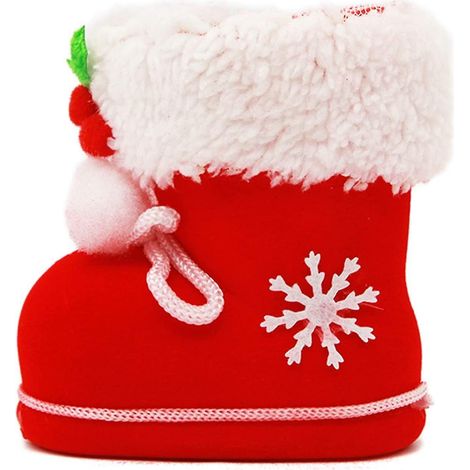 Bonbons de Noël, bottes rouges, chaussures, Père Noël, cadeau, bas de Noël, collations, stylos, sacs, décorations de Noël (1/5)
