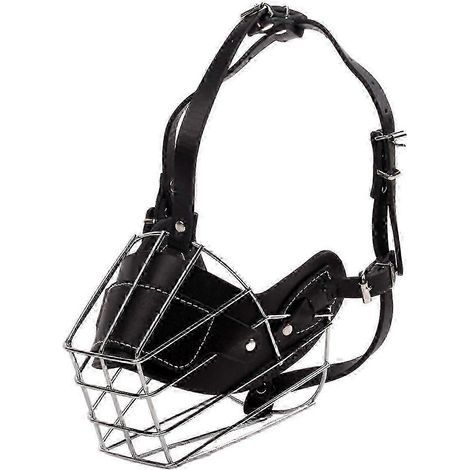 Muselière pour Bull Terrier - Panier en fil de fer rembourré en néoprène pour l'entraînement et la morsure