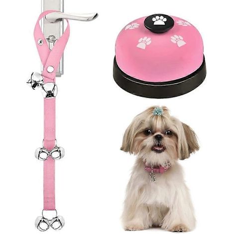 Filiyano-[PL] Lot de 2 sonnettes pour chien, sonnettes d'entraînement pour animaux de compagnie pour sortir et faire pipi (1/5)