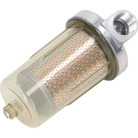 Filtro de combustible transparente, accesorio de filtro de distribuidor de repuesto de 1,3 pulgadas (1/5)