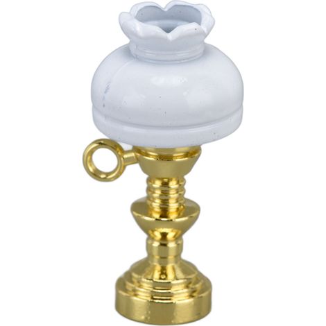 Lampe de table miniature 1/12 échelle rétro décorative pour maison de poupée, luminaire pour enfant dès 3 ans (1/5)