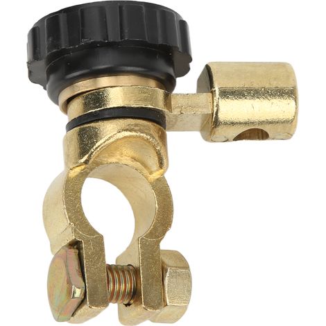 Interrupteur à levier de batterie voiture 100A en laiton antirouille universel pour camping-car bateau RV (1/5)
