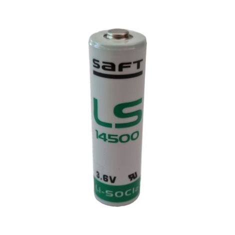 Saft batteria litio 3,6V 2,6Ah AA stilo allarme vari usi - LS14500