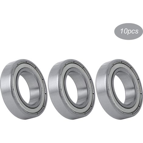 10 roulements de broche 6903Z, pièces mécaniques, accessoires pour tours, roulement plat en acier rainuré (1/5)