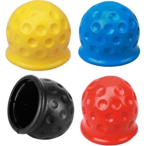 4 Stück - Anhängerkupplungsschutz in Golfballform