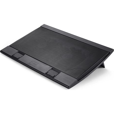 Deepcool Dissipatore per laptop Wind Pal FS, sottile, portatile, ad alte prestazioni, due ventole da 140 mm, 2 hub USB, fino a 17" 382x262x46 mm 922 g (1/5)