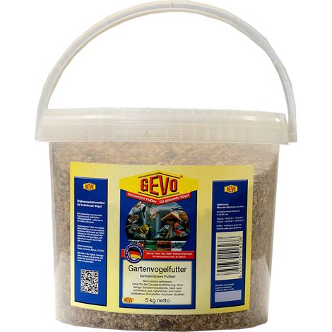 GEVO® Gartenvogelfutter 5 kg schalenlos im Eimer