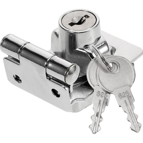 Serrure pour porte vitrée de vitrines (1/5)