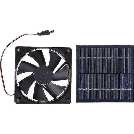 20w ventilateur d'extraction solaire extracteur d'air mini ventilateur alimenté par panneau solaire (1/4)