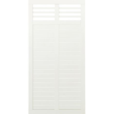 Plus Zaun Decora 90 x 180 cm RAL 9010 Weiß