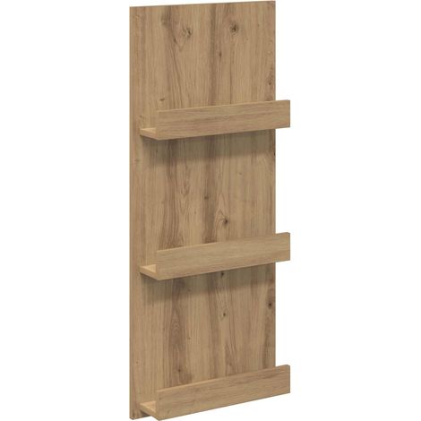 Maison Exclusive - Scaffale per riviste Rovere artigianale 43 x 11 x 102 cm