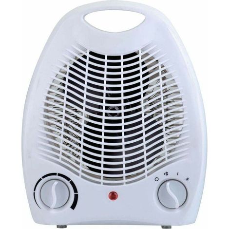 YMYNY Chauffage d'appoint electrique 2000W Ideal salle de bain Fonction chaud et ventilateur chauffage soufflant Régulateur de température Anse pour un transport facile (1/4)