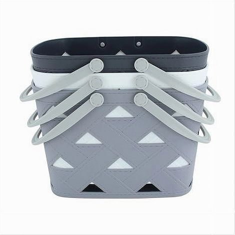 Cleafe - Cestino Cesto Portatutto Oggetti Con Manici 26.5x18x17cm Multiuso Assortiti 10721 - (1/2)