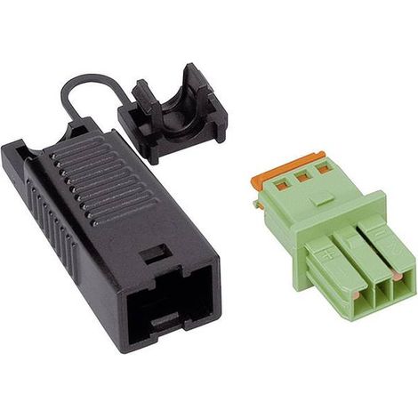 WAGO 893-1002 Connettore di alimentazione WINSTA KNX Presa dritta Tot poli: 2 3 A Verde 1 pz.