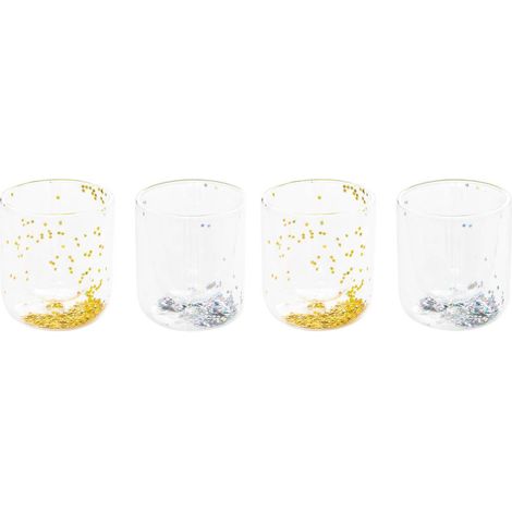 KOFFER 4 MUG CLEA 20CL GOLD SILBER - Feeric lights & christmas
