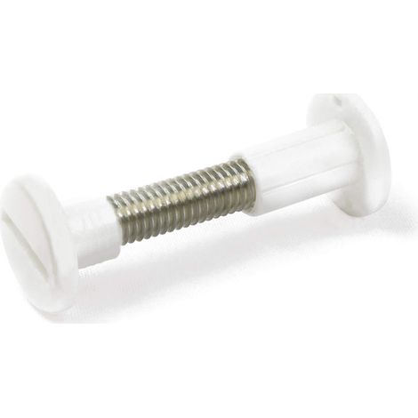 Viti di colegamento in plastica bianca 36 - 42 mm. 4 pz. (1/2)