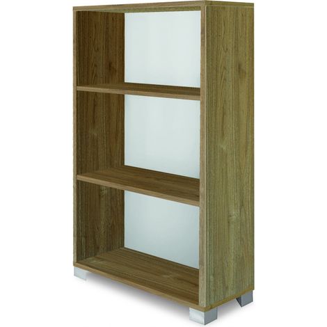 Estantería de día 70L x 29P x h118 – Acabado en madera nogal – Sarmog