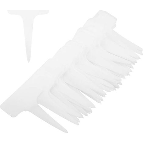 100 Pflanzenetiketten T Etiketten Gartenmarkierungen Baumschuletiketten Wiederverwendbar Wasserfeste Markierungsplatten für Terrasse, Blumenbeete (1/5)
