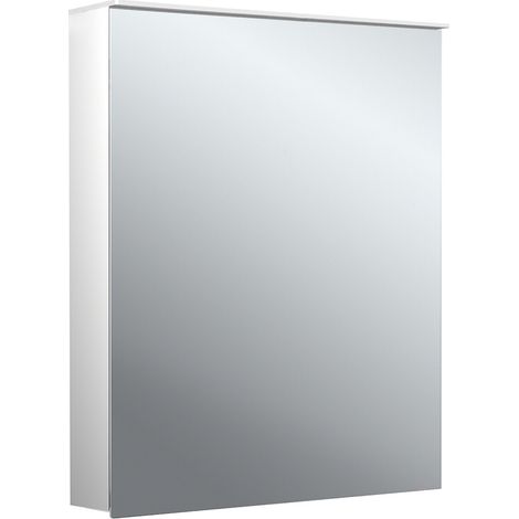 emco flat 2 Design LED-Lichtspiegelschrank mit Lichtsegel, 1 Tür (1/5)
