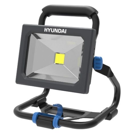faro led da lavoro a batteria hyundai 1600 lumen 20v, solo corpo macchina - cod. 25888