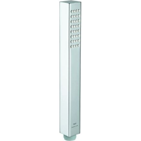 GROHE Handbrause Rainshower Aqua Cube Stick 26885, 1 Strahlart, Metall, 9,5 l/min Durchflusskonstanthalter, chrom