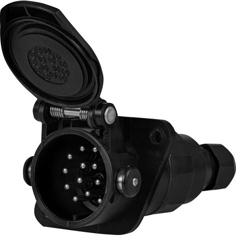 SecoRüt ES061 Anhänger-Steckdose [Klemmen - Stecker 15polig]