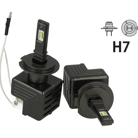 Kit Full Led Canbus H7 30W 12V Con 6 Chip Philips Lumileds ZES Super Compatto Facile Da Installare Raffredamento Ventola (1/3)