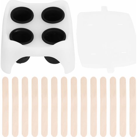 Moule à Glace en Silicone en Forme de Crâne pour Cocktails et Boissons (1/5)