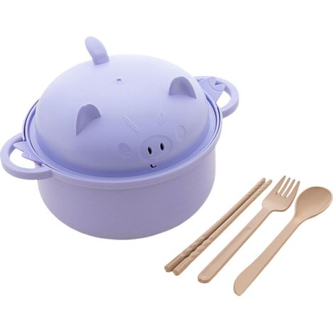 Juego de cuencos para ramen aptos para microondas (con colador)