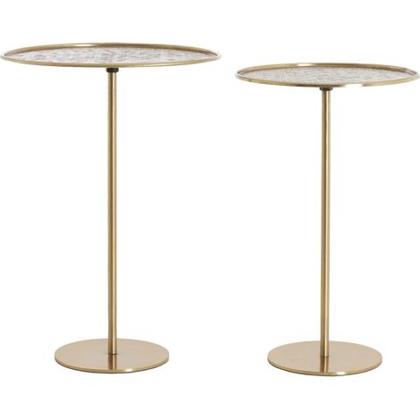 Light & Living Beistelltisch-Set LIA in Antikbronze –
