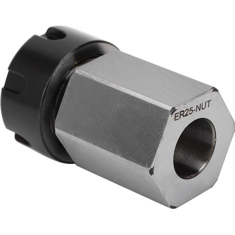 Mandrin à pince hexagonale en acier au carbone argenté haute résistance pour tour CNC ER25/32/40ER25 (1/5)
