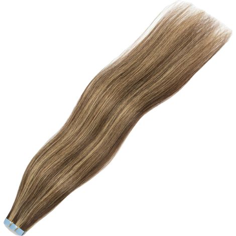 Extensiones de cabello, diseño invisible, calidad reutilizable, P4-27-d, 20 piezas-b, 12 pulgadas (1/2)