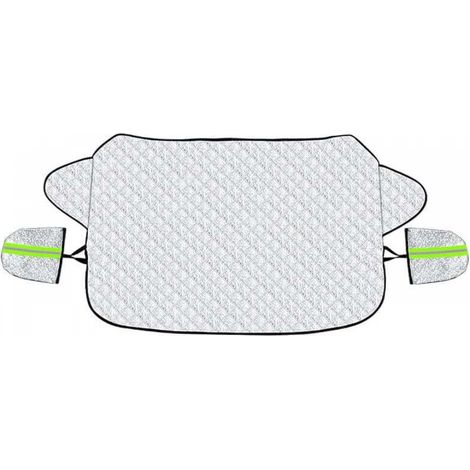 Couverture Pare Brise Voiture Protection Pare Brise Hiver Protege Pare Brise Magnétique Universelle Couverture Repliable pour Bache Voiture Anti Givre Neige UV Poussière Pluie (147x100cm) (1/5)